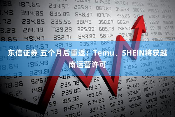 东信证券 五个月后重返：Temu、SHEIN将获越南运营许可