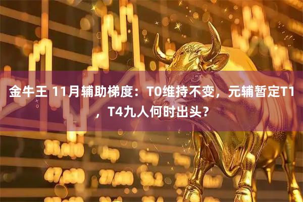 金牛王 11月辅助梯度:T0维持不变,元辅暂定T1,T4九人何时出头?